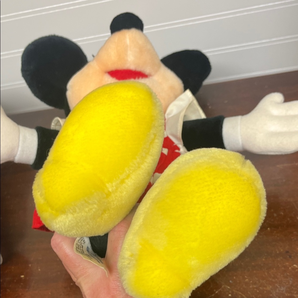 Vintage Disney Mickey and Minnie Plush Duo Disneyland Walt Disney 16” - Picture 9 of 13